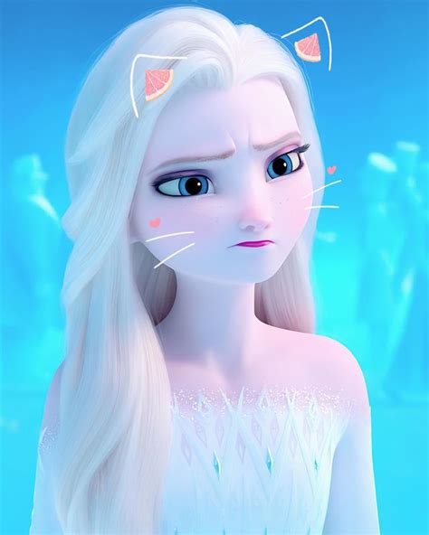 Disney Frozen Elsa And Anna Super Cute Cat Style Profile Pictures Иллюстрации девочек