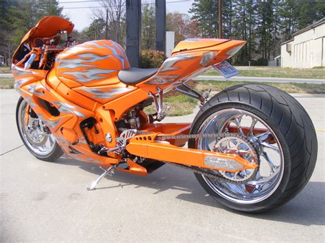 Find suzuki crotch rocket at the best price. 2006 Suzuki GSXR 1000 360 fat tire kit chromed out air ...