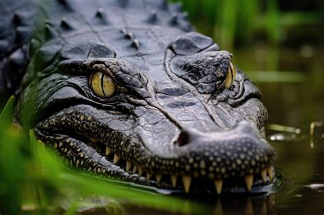 Premium Ai Image Alligator In Its Natural Habitat