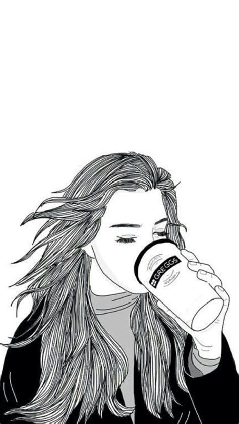 Aesthetic Girl Drawings Wallpapers Wallpaper Cave