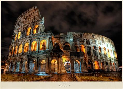 Photographing The Roman Colosseum At Night