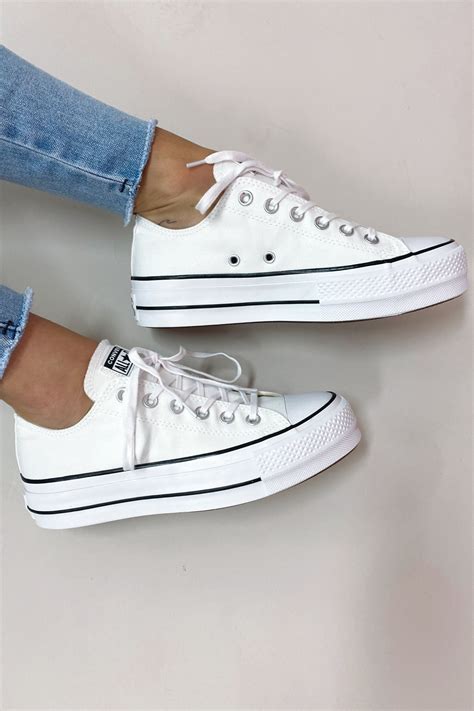 The Unmistakable Chuck Taylor All Star Platform Low Top White