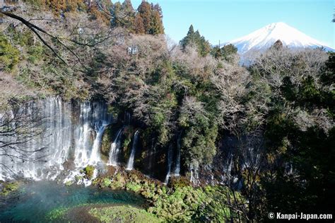 Shiraito Falls The Wonderful Waterfalls At The Foot Of Mount Fuji