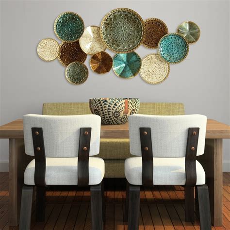 Shop all things home decor, for less. Stratton Home Multicolor Metal Plates Wall Decor - Free ...