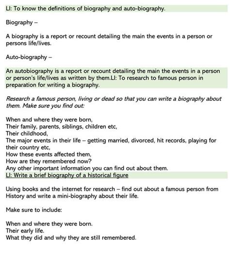 30 Personal Biography Examples How To Write Free Template
