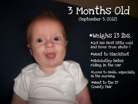 Stanger Sayings 3 Months Old