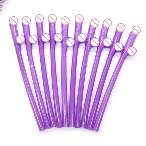 10pcs willy straws bride shower sexy hen night willy drinking penis novelty nude straw for bar