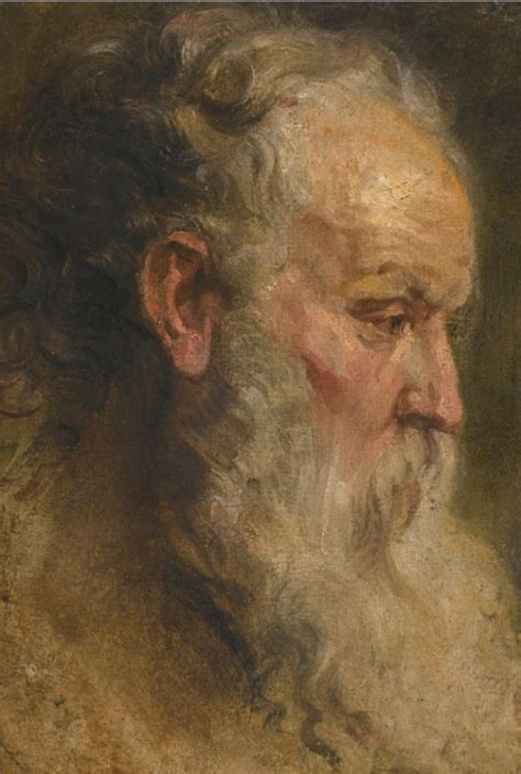 Head Of A Bearded Man Painting Anthony Van Dyck Oil Paintings
