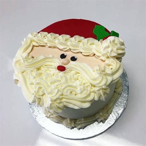 Santa Face Cake Holiday Cakes Cake Custom Cakes