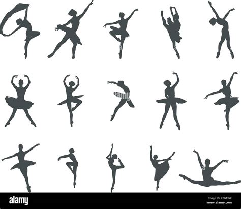 Silueta De Bailarina Siluetas De Bailarina Bailarina SVG Vector De