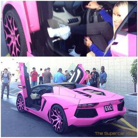 Nicki Minaj Et Sa Pink Lamborghini Aventador Roadster Specialist Auto