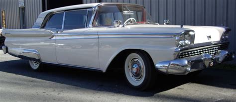 The new galaxie displaced the fairlane 500 in the hierarchy about a month after the introduction of the 1959 fords. 1959 Ford Galaxie 500 Fairlane Victoria TOTALLY Original EXCELLENT Condition