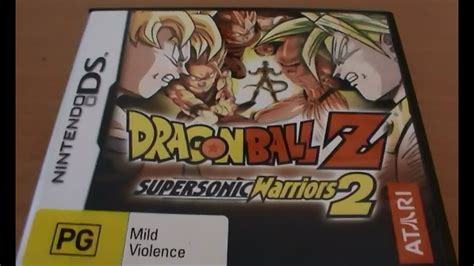 Dragon Ball Z Supersonic Warriors 2 Ds Unboxing Youtube