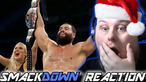 Rusev Wins The Us Championship On Christmarusev Day Smackdown Xmas