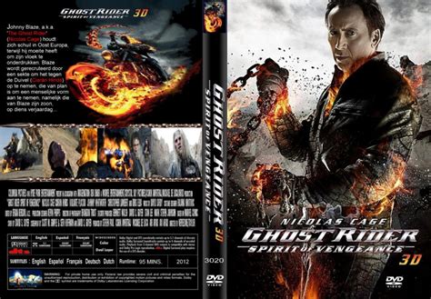 Ghost Rider Spirit Of Vengeance Dvd Cover 2012 R1 Dutch Custom