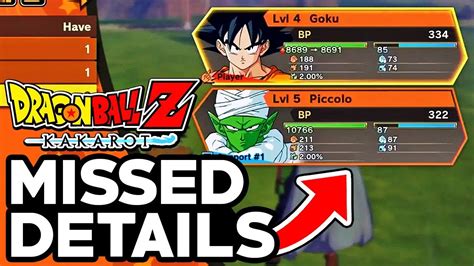 However, if this is your first time visiting this weird and wonderful world, you might need some help memorizing the commands. Dragon Ball Z: Kakarot Gameplay ALL Details You Missed ...