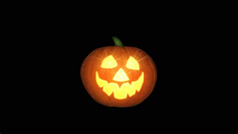 Jack O Lantern Winking Animation Halloween Pumpkin Animation Black