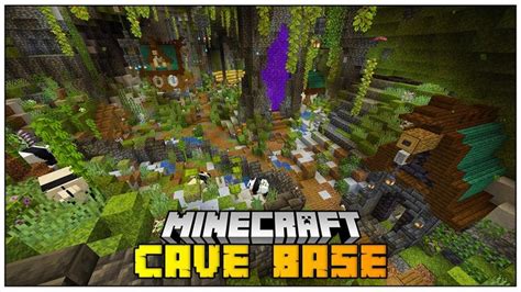 I Made An Epic Lush Cave Base For Minecraft 117 Minecraft