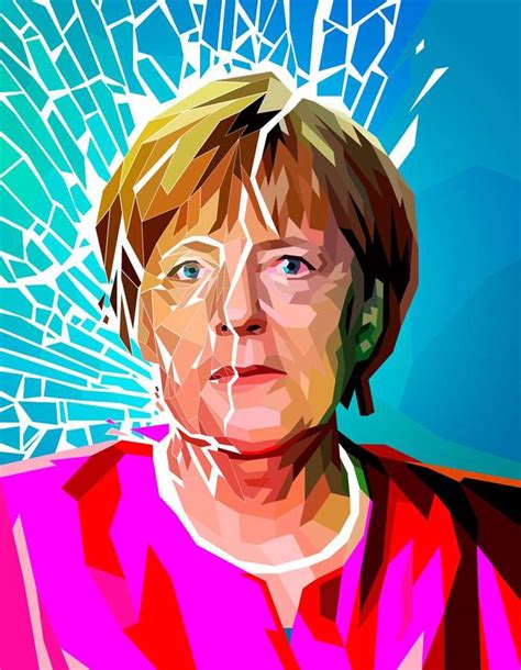 A Portrait Of Angela Merkel