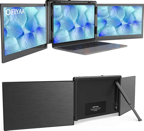 Portable Monitor For Laptop Ofiyaa P2 Pro 133 Full Hd Ips Triple