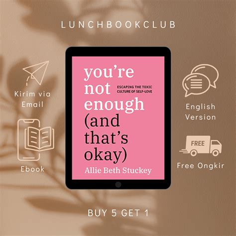 Jual Youre Not Enough And Thats Ok Allie Beth Stuckey English
