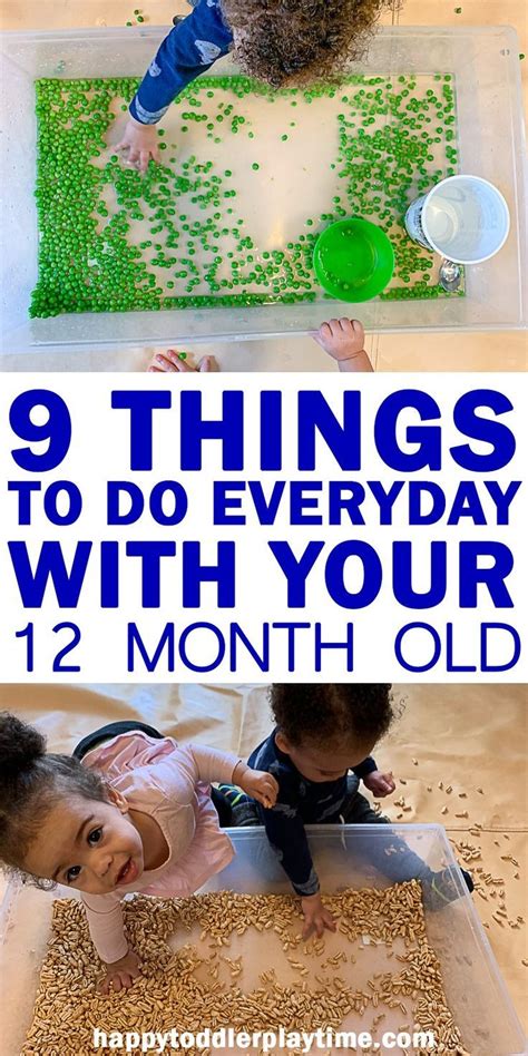 9 Things To Do Everyday With Your 12 Month Old Happy Toddler Playtime