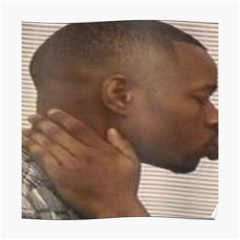 Two Black Men Kissing Meme Left Poster For Sale By Jridge98 Redbubble
