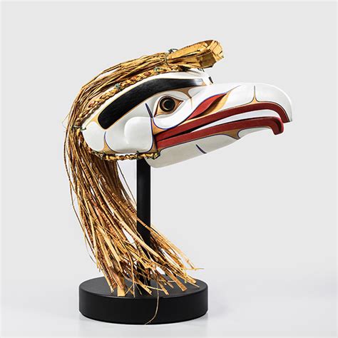 Track and field olympic trials, qualifying for her second olympic games in shot put. White Raven Mask | Coastal Peoples