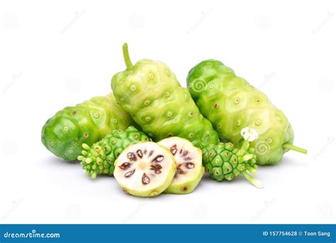Noni Or Morinda Citrifolia Fruits Stock Photo Image Of Leaves Care