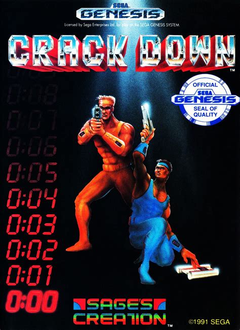 Crack Down Sega Genesis Sg Rom Download