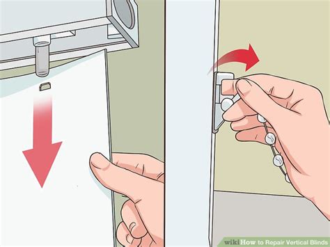 3 Ways To Repair Vertical Blinds Wikihow