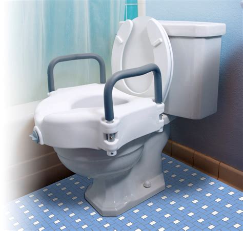 Essential Medical Locking Raised Toilet Seat Toilet Seat Risers
