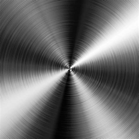 Stainless Radial Brushed Metal Texture 09852