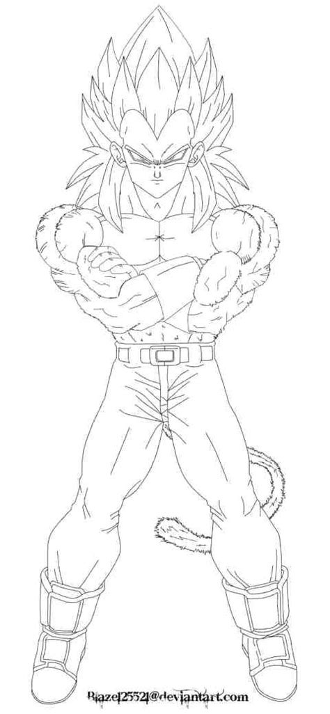 Vegeta Super Saiyan Coloring Pages At Free Printable