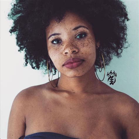 26 Beautiful Black Women Flaunting Their Freckles Essence