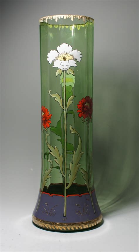 Harrach Art Nouveau Enameled Vase Collectors Weekly