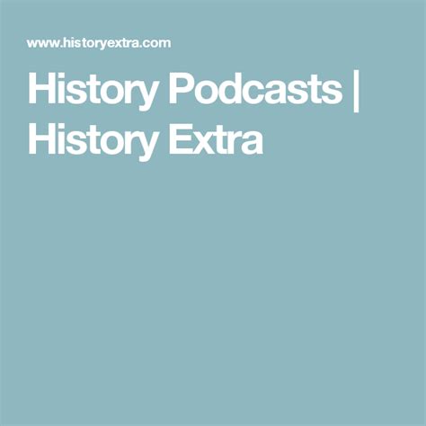 History Podcasts History Extra History Podcasts Podcasts History