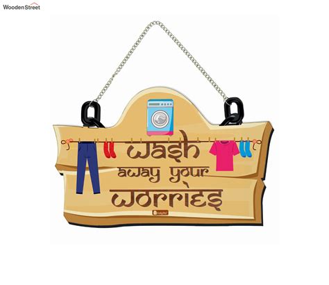 Buy Abstract Laundry Room Door Wall Hanging Online In India At Best