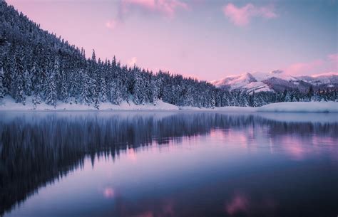 Landscape Winter Lake Wallpapers Hd Desktop And Mobile Backgrounds