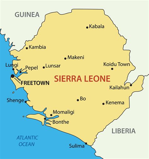 Sierra Leone West Africa Map Uzocv Atlas Mountains Map Africa