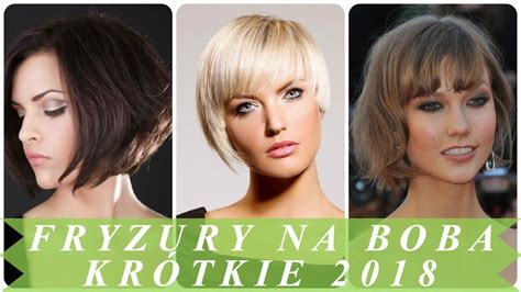 Fryzury bob kilka lat temu zagościła we fryzjerskich trendach i od tego czasu nie przestają być modne. Najmodniejsze krótkie fryzury damskie bob 2018 - YouTube