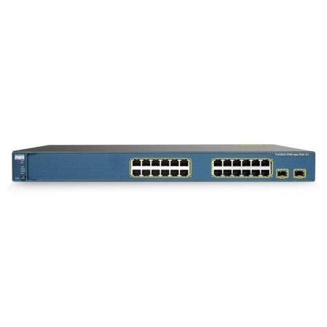 Cisco 3560 24 Port Gigabit Poe Switch Ws C3560g 24ps E
