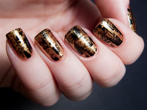 Manicure with glittery gold tip and black polish finally managed to do, black nail art designs, designs just look at the following glitter nail designs and choose. Party Perfect: Black and Gold Nail Art Ideas | Chalkboard Nails | Nail Art Blog
