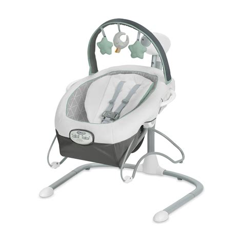 Graco Soothe N Sway Lx Baby Swing With Portable Bouncer Derby