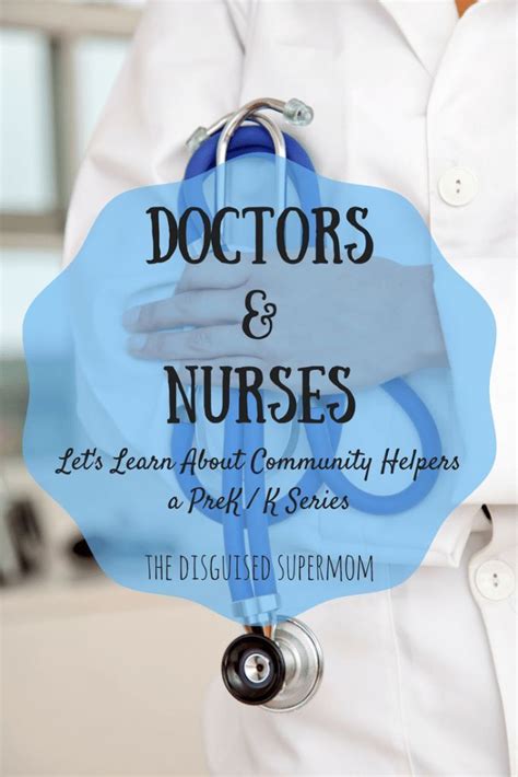 Doctors And Nurses A Community Helpers Preschool Kindergarten Series