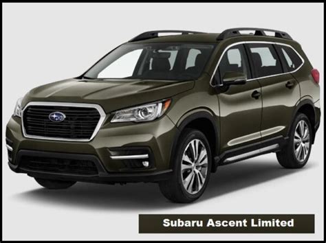 Subaru Ascent Limited Top Speedspecs Price Mileage Review