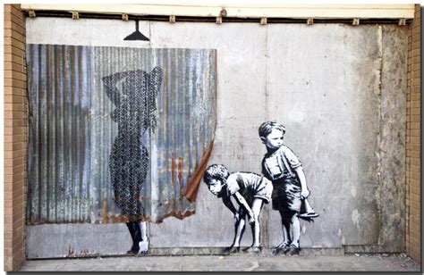 Banksy Street Art Graffiti Canvas Poster Hd Fabric