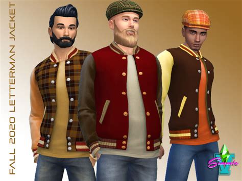 The Sims Resource Simmiev Fall 2020 Letterman Jacket