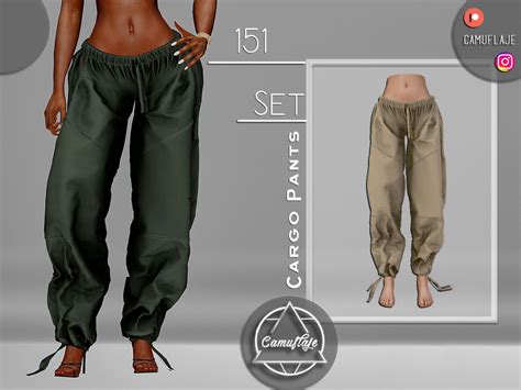 The Sims Resource Set 151 Cargo Pants