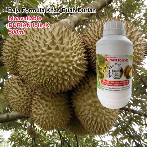 Baja Penggalak Durian Berbuah Bioavailable Durian Folir K 500ml Baja